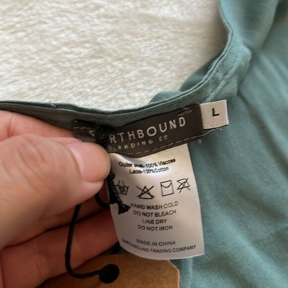 Earthbound trading co. Long sleeve midi dress. - Picture 7 of 7